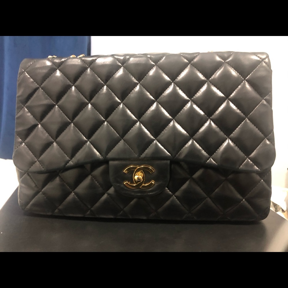 Chanel Lambskin Jumbo Single Flap